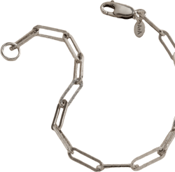Ravena Paperclip Chain Bracelet by Aureus + Argent