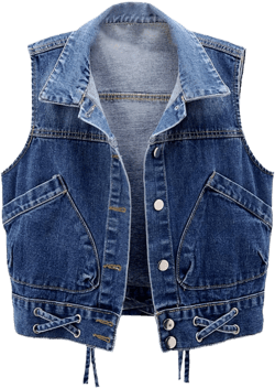 Plus Size Denim Vest Women Casual Jeans Waistcoat Sleeveless Slim Short Jacket Fashion Autumn Summer Outerwear