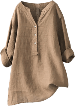Womens Linen Button Down Shirts Cotton Linen Tunic Summer Button up Shirt Women Side Slit Shirts for Women Blue and Pink Shirt White Long Sleeve Button up Summer Long Sleeve Tops for Women