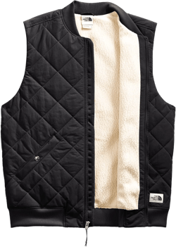 The North Face Cuchillo Insulated Vest - Men's Medium Tnf Black/Bleached Sand