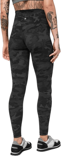 LULULEMON Align Hi-Rise Pant 28" Full Length Yoga Pants - High-Waisted Design 28 Inch Incognito Camo Multi Inseam Grey 8 Incognito Camo Multi Grey