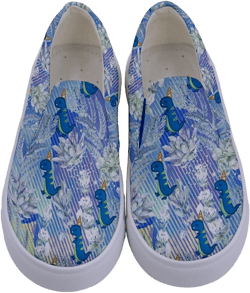 PattyCandy Girls Boys Sneakers Dinosaurs Rex Patterns Little & Big Kids Canvas Slip-on Shoes Size:US8C-7Y