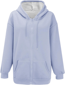 NREALY womens fall fashion 2024 fall tops for women 2024 comfort hoodie womens oversized hoodie Medium Grey-b