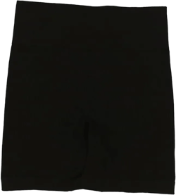 BaronHong Seamless Yoga Shorts for Women,High Waist Butt Lifting Acid Washed Ribbed Workout Gym Running Biker Shorts Black Medium