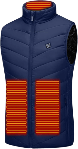 Heated Vest Women Rechargeable Waterproof Heated Jacket Fleece Heated Vest Lightweight Electric Heating Jacket
