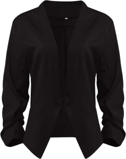 ZEFOTIM Blazers for Women Winter Fashion Plus Size Striped/Plain Coat Lightweight Trendy Casual Blazer
