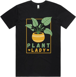 Plant Lady Tshirt, Organic Cotton Graphic Tee