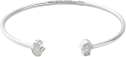Alex and Ani Women's Hand of Fatima Cuff Bracelet Sterling Silver Bracelet