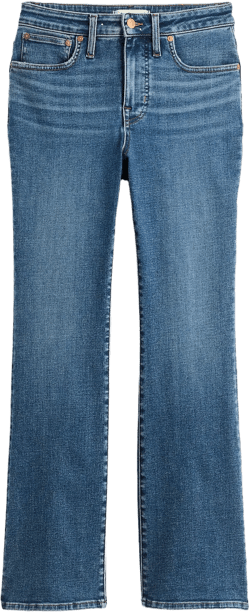 Tall Curvy Kick Out Crop Jeans in Lenoir Wash