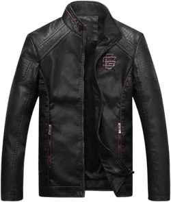 Men's Leather Suede Jacket Fashion Autumn Motorcycle PU Leather