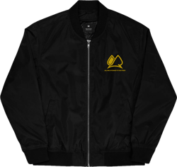Always Motivated Bomber jacket ( Black/Gold )