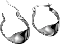 925 Sterling Silver Earrings Silver Hoop Earrings for Women Small Huggie Hoops, Lightweight Chunky Hoops, Hypoallergenic Nickel-Free Elegant Everyday Jewelry, Dainty Silver Earrings for Gifts B-1.2in Black Gold