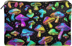 Flashideas Colorful Mushroom Makeup Bags for Women Waterproof Small Makeup Bag Pouch for Purse Travel Cosmetic Bag Durable Lightweight Birthday Gifts for Sisters Friend Colorful Mushroom 2