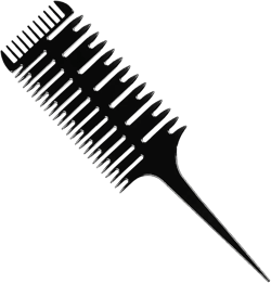 1st Choice Professional Hair Combs for Women Styling Hair Combs Plastic Weaving Combs for Highlighting,3-Way Weaving & Sectioning Foiling Comb for Hair Coloring, Highlighting, Balayage