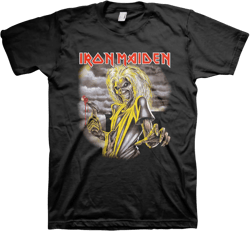 Iron Maiden Killers Adult Short Sleeve T Shirt Heavy Metal Rock Music Graphic Tees XX-Large Black