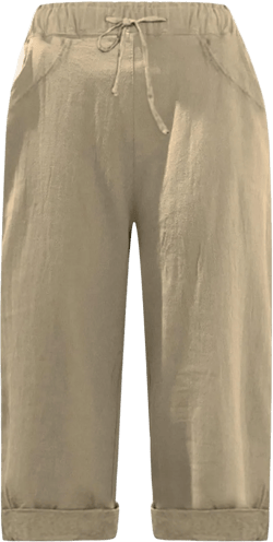 ZDRZK Summer Shorts for Women 2024 Knee Length High Waisted Bermuda Shorts Pockets Plus Size Business Dressy Casual Shorts #018 Coffee XX-Large