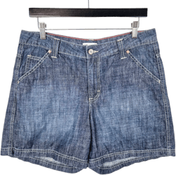 Lee Womens Dark Blue Denim Shorts W32
