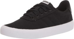 adidas Women's Vulc Raid3r Skateboarding Shoes Black/Black/Core White 7