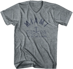 Miami Anchor Life on the Strand V-neck T-shirt