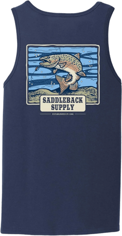 Saddleback Supply Men's Graphic Logo Collection Heavyweight Cotton Tank Tops S-4XL at Amazon Men’s Clothing store