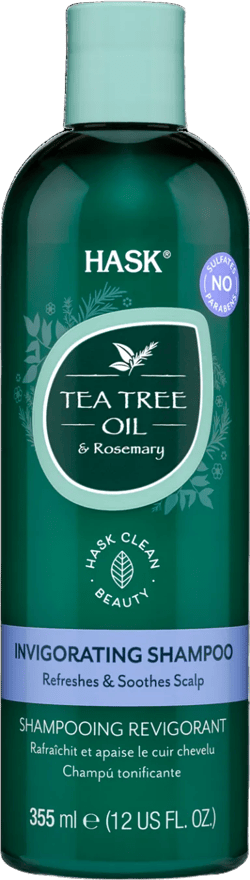 HASK Tea Tree Oil & Rosemary Invigorating Shampoo Model #HK-30111H, UPC: 071164301111