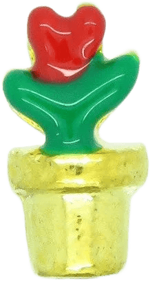 Flower Pot Floating Charm