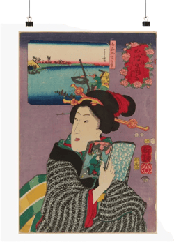 Landscapes and Beauties - Kuniyoshi Art Print