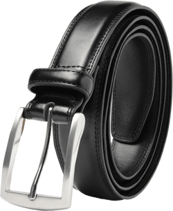 Belts For Men - Men's Dress Belt - Hand Made 100% Cow Leather Belt For Men Black 38/40 Waist