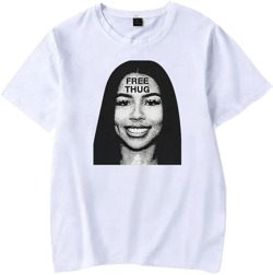 GFYXGS Mariah The Scientist Merch T-Shirt Men Women Fashion Hiphop Fans Casual Tshirt Summer X-Small White