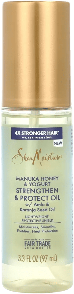 SheaMoisture Strengthen & Protect Oil, Manuka Honey & Yogurt, 3.3 fl oz (97 ml)