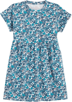 vineyard vines One Size Girls' Every Day Jersey Dress Small Mallard Floral