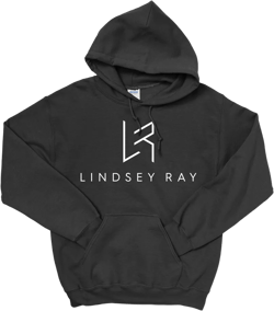 Lindsey Ray - LR Logo Hoodie - Black/White