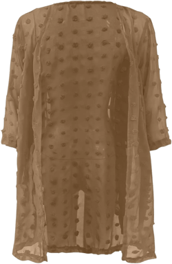 2023 Womens Cardigan Summer Chiffon Swimsuit Coverup Kimono Fall Open Front 3/4 Sleeve Coats Lightweight Beach Cover Up Tops