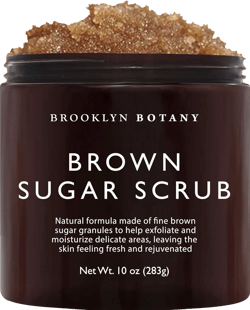 Brooklyn Botany Brown Sugar Body Scrub & Arabica Coffee Body Scrub - Exfoliating Body Scrub – Anti Cellulite Scrub Helps Fight Stretch Marks, Cellulite, Veins and Eczema – Gift for Women - 10 oz