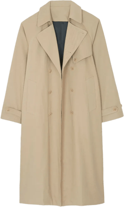 Umi Belted Trench Coat - Beige