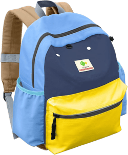 Kids Backpacks, Unisex, Multicolored, Medium, 13" H, 1L, Nylon, Modern, Cartoon, 3-5 Years, Elementary School, Travel, School Lemon-shark-m Kindergarten (13.3" H Fit A4 Folder)