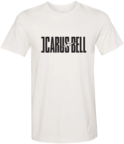 Icarus Bell - Logo Tee - White