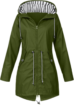 2023 Rain Coats for Women Trendy Windbreaker Jackets Waterproof Outerwear Overcoat Lightweight Outdoor Hooded Trench Coat