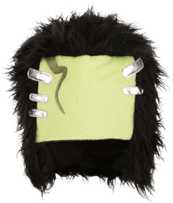 Frankenstein's Monster Costume Hat - Plush Hat with Faux Fur and Appliqued Details