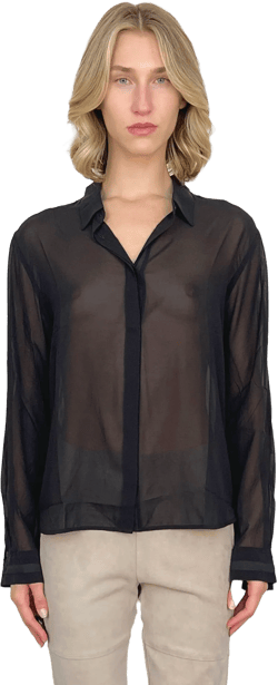Silk Shirt - Black