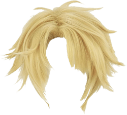 AwwwCos Loid Forger Cosplay Gold Short Wig Mantis Nest Hair Cap Accessory Headwear Props for Women Men Costume : Clothing, Shoes & Jewelry