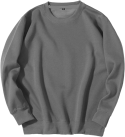Muscularfit Mens Long Sleeve Tee Shirts Causal Solid Crewneck Sweatshirts Loose Fit Athletic Pullover Shirt Fall Outfits 2024 #F05-dark Gray XX-Large