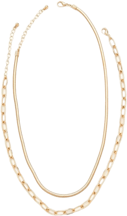 Herringbone Chain Necklace Set