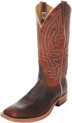 Anderson Bean Men's Mike Tyson Bison Rust Lava Cowboy Boots Brown/Red 13 D