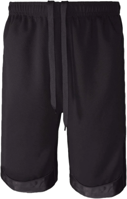 StyLeUp Men's Active Athletic Mesh Basketball Gym Shorts Large Black - Heavy