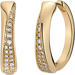 VACRONA Cubic Zirconia Huggie Earrings 14k Gold Plated Tiny Earrings Small Huggie Hoop Earrings Simple Lightweight Hoops Gift for Women