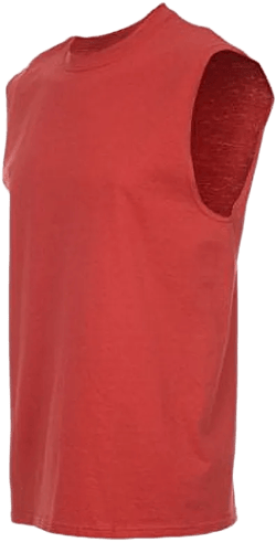 Fruit of the Loom Men's Sleeveless Tee True Red 2XL