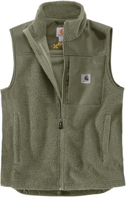 Carhartt Men's Yukon Extremes Wind Fighter Fleece Vest Burnt Olive XX-Large