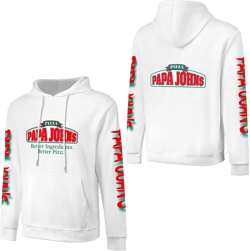 Men's Logo Graphic Cotton Hoodie with Big Pocket Long Sleeve Soft Pullover Sweatshirt for Men Work Clothes Tops Hoody White-style 4X-Large