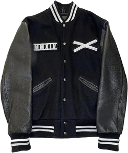 Men's Wool Leather Letterman Baseball Varsity Jacket Tour 2XS-4XL 4X-Large Black Wool- Faux Leather